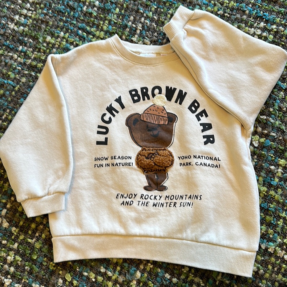 Zara sweatshirt 3-4
